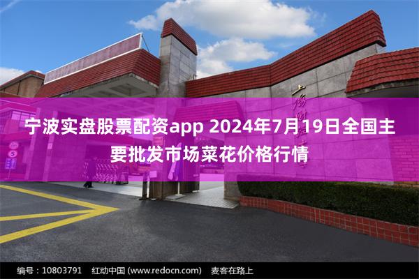 宁波实盘股票配资app 2024年7月19日全国主要批发市场菜花价格行情