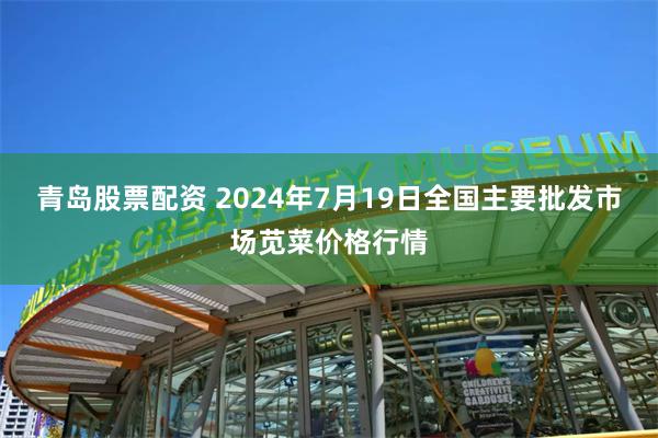 青岛股票配资 2024年7月19日全国主要批发市场苋菜价格行情