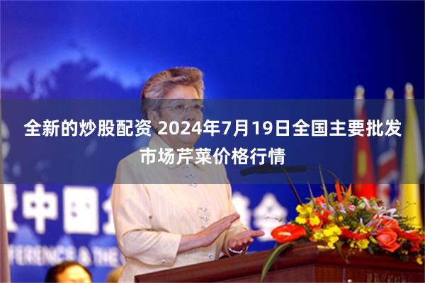 全新的炒股配资 2024年7月19日全国主要批发市场芹菜价格行情