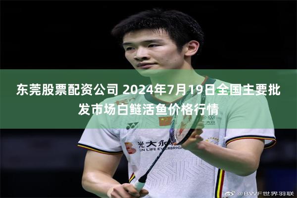 东莞股票配资公司 2024年7月19日全国主要批发市场白鲢活鱼价格行情