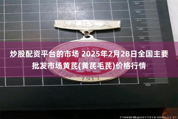 炒股配资平台的市场 2025年2月28日全国主要批发市场黄芪(黄芪毛芪)价格行情